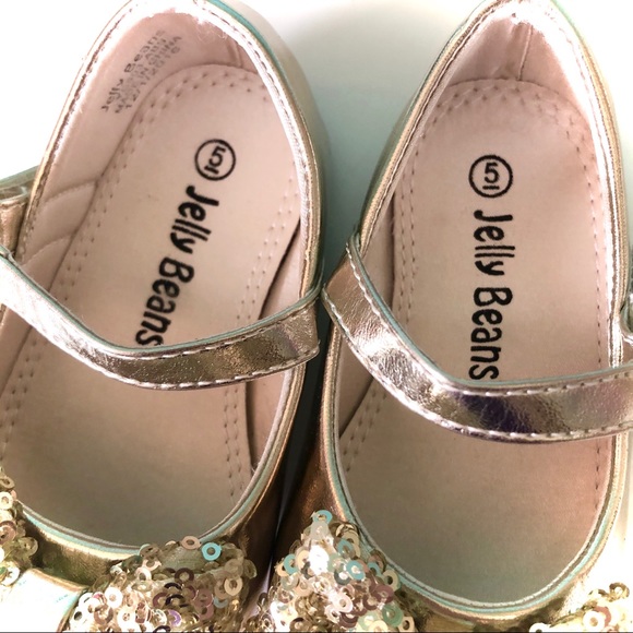 Size 5 Jelly Beans Gold Flats - Bundle & Save - Picture 3 of 7